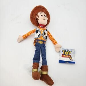 Disney Parks Woody Stuffed Plush 11" Bonnie Boot Toy Story 4 Cowboy Sheriff